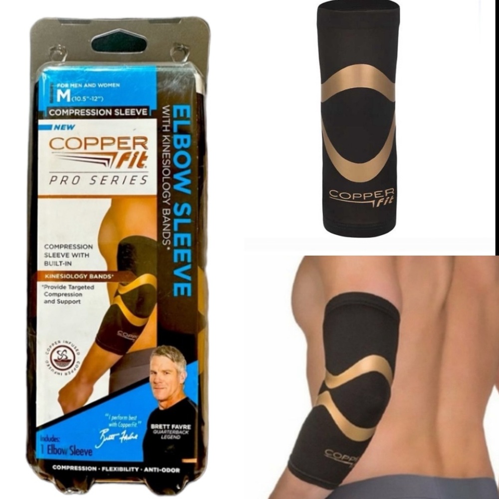 New in box Copper Fit Pro Series Kinesiology Elbow Sleeve Sz XL - Picture 8 of 16